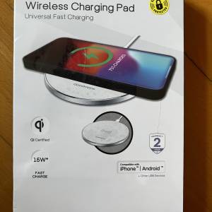 【全新未拆】Goodmans 15W 萬用無線快速充電板 Qi認證 iPhone / Android 適用