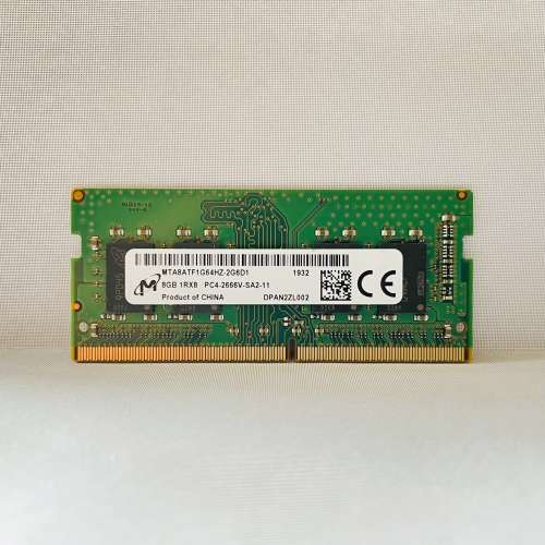 Micron Notebook DDR4 8GB Ram 記憶體 ^不議價^