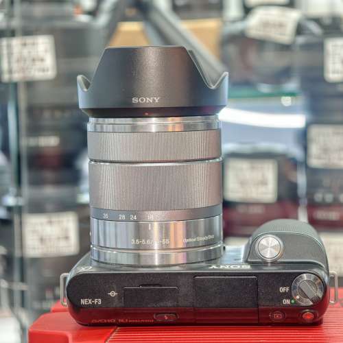 Sony nex-F3 + 18-55 E 18mm 55mm 18 55 功能正常 配件齊全 三個月保養 （no Canon...