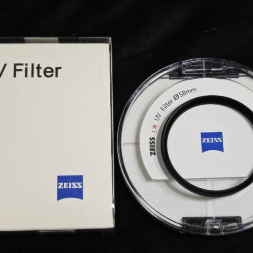 執屋清物 ZEISS T* UV filter 濾鏡 58mm
