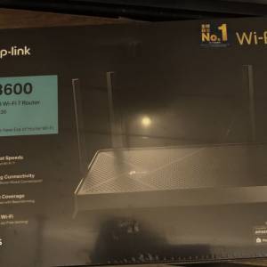 TP LINK BE3600 WIFI 7 ROUTER