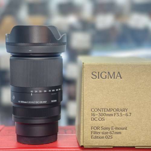 SIGMA 16-300  CONTEMPORARY 16-300mm F3.5-6.7 DCOS FOR Sony E-mount 16mm 300mm 16