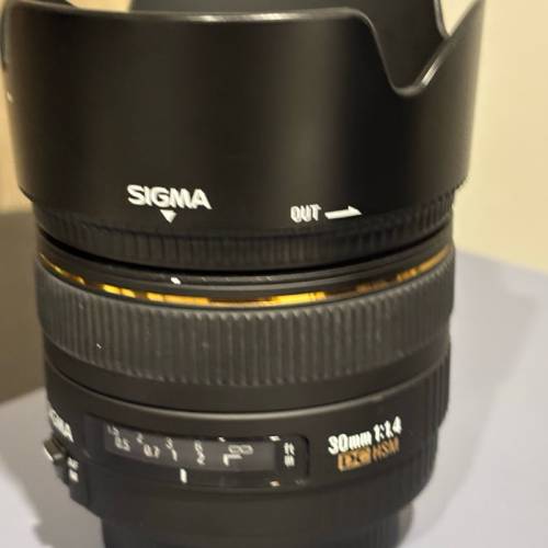 SIGMA SA接環  30mm F1.4 DC HSM