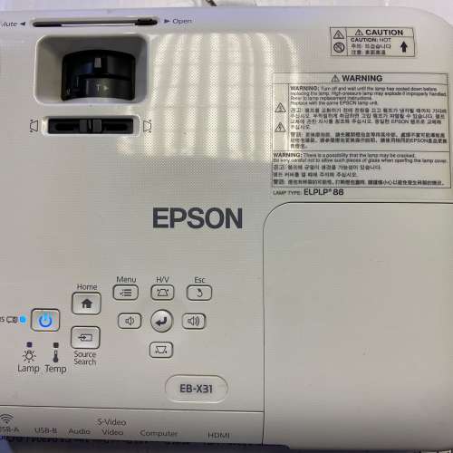 （3200流明）EPSON愛普生EB-X31 高清投影機