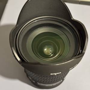 SIGMA SA接環  20mm F1.8 EX DG 連保護鏡