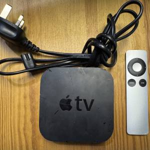 Apple TV 3代 A1469 電視盒子 附原廠電源線和遙控器