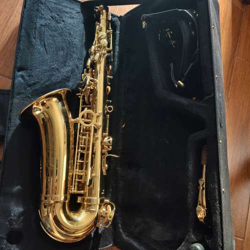 Alto Saxophone金色中音薩克斯風連硬盒及頸帶