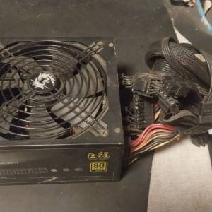 GreatWall長城巨龍1250W全模組，支持雙CPU，6顯卡，10硬碟,80PLUS金牌電腦電源火牛
