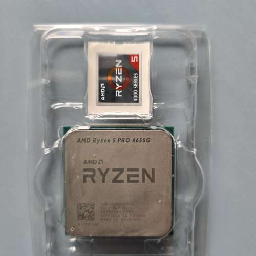 AMD Ryzen 4650G 連原廠散熱器