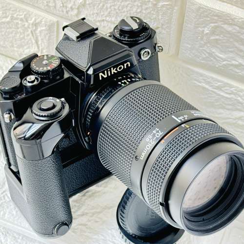 Nikon FE+70-210 f4 Micro AF+MD11 *極新狀態*