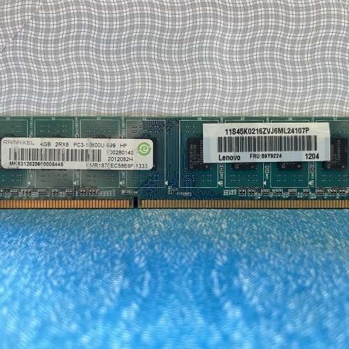 Ramaxel DDR3-1600 4GB *卓上電腦使用 **不議價**