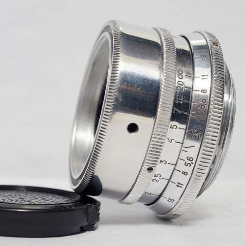 罕有銀版 L39 俄仔 Lomo T-43 40mm f4, Made in USSR (極新淨)