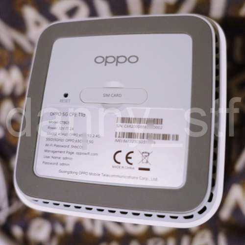 OPPO 港行 5G CPE T1a 5G/4G Sim Router 路由器 CTB03 (沒有Sim lock/合各大網絡供...