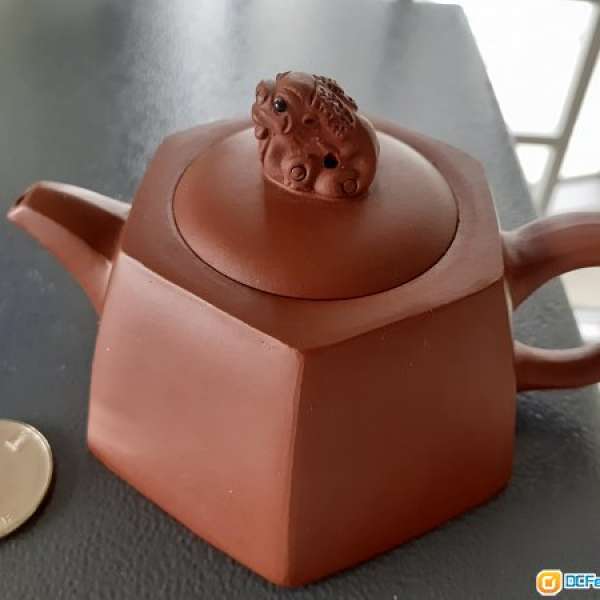 全新 New 六角型 宜興原礦紫砂茶壺