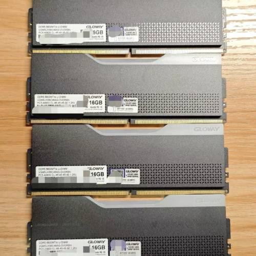 Gloway RAM DDR5 16G 5600mhz RGB 只有一條