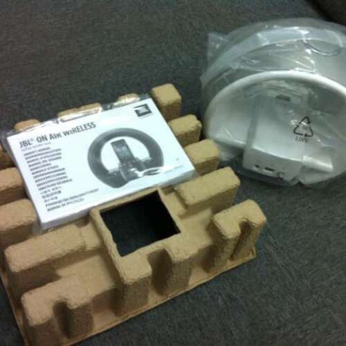 JBL On Air Wireless Desktop Speaker Wi-Fi Airplay WHITE USED JBL 座枱喇叭帶遙控...