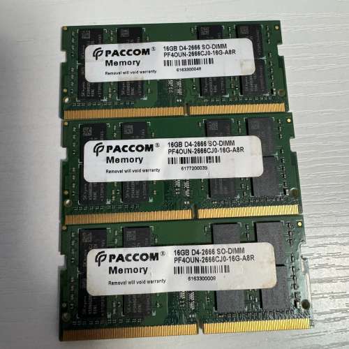PACCOM DDR4 16GB 2666 SO-DIMM