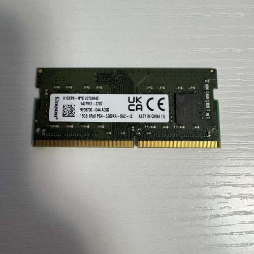 Kingston DDR4 16GB 3200 SO-DIMM