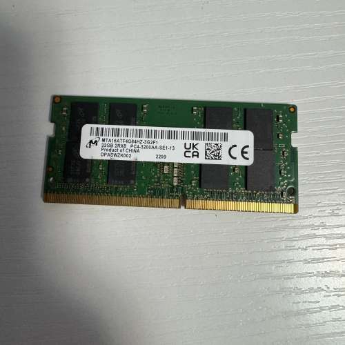Micron DDR4 32GB 3200 SO-DIMM
