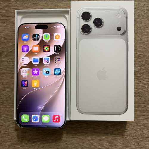 APPLE IPHONE 17 PRO MAX 銀白256G 電池健康93% 已過保