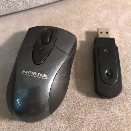 🖱️ NORTEK Small WL USB Optical Wireless Mouse USED 無線 光學 鼠標 滑鼠 🐭