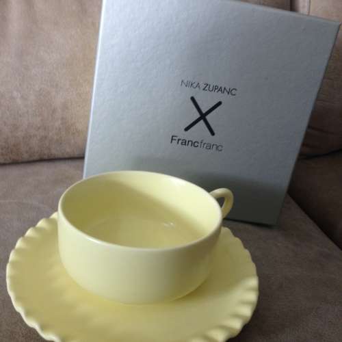 🍬 FRANC FRANC X NIKA ZUPANC Cup and Saucer NEW 全新陶瓷杯碟🍬