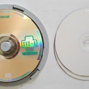 Maxell DVD+R 6片 加 2片TDK DVD-R, 4.7GB 空白光碟, 共 8片 DVD-R HK$10