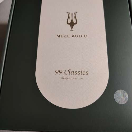 🤘第二代 MEZE AUDIO 99 Classics 2nd Gen 原木，頭戴封閉式耳機，幾個月前買，有保...