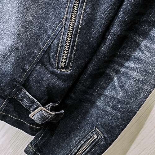 日本潮牌 JACKROSE  x The Rolling Stones 男装 Biker 牛仔褸 仿舊深藍色 Denim Ja...