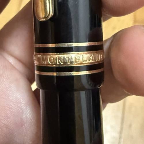【經典收藏】萬寶龍 Montblanc 149 墨水筆 18K中白尖 (約1990年代初/黃銅活塞) 連原...