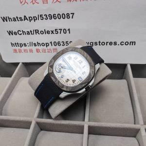DiW改裝 百達翡麗Patek Philippe Aquanaut 手雷 5167 CarboQuartz Polar Blue