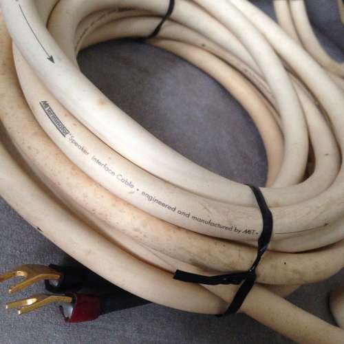🎵MIT Terminator 2 Speaker Cable Pair MUSIC INTERFACE TECH USED 每條6米 喇叭線🎵