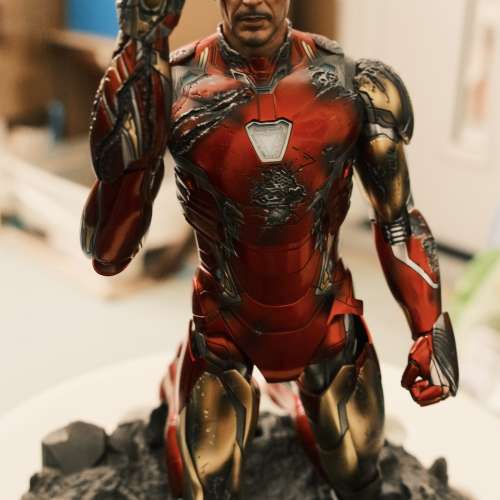 接近全新！MMS543D33 Avengers Iron Man MK 85 戰損版 Endgame Ironman
