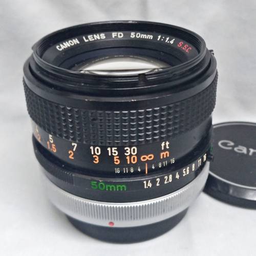Canon S.S.C. 50mm F 1.4  FD-mount  #938969