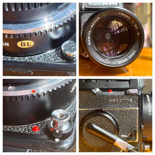 Mamiya M645 1000s body + C 150mm f/3.5 N 120中片幅底片單反