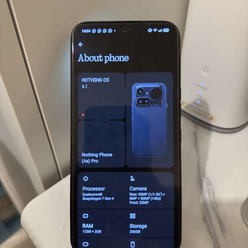 Nothing Phone (4a) Pro Black 黑色 12+256