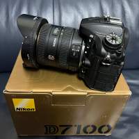 Nikon D7100 有盒 連Sigma 10mm-20mm/F3.5 超廣角變焦鏡頭 及18-55mm kit及Nikon A...