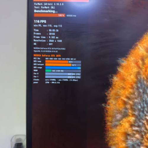 Asus ROG STRIX RTX3070 8G 顯卡 香港行貨有盒