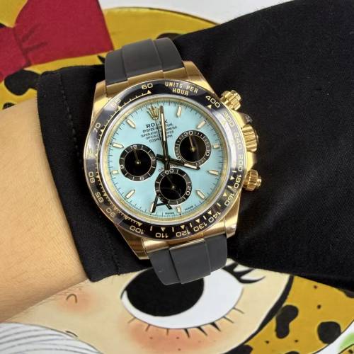 勞力士 Cosmograph Daytona 迪通拿 126518LN（蒂芙尼藍盤橡膠帶）