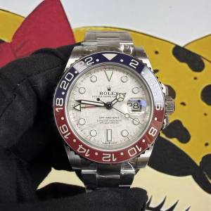 Rolex 勞力士 GMT-Master II 126719BLRO 冰藍盤可樂圈（白金款）