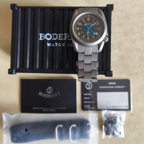 Boderry watch 鈦，自動