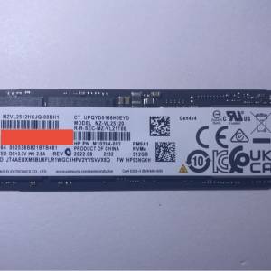 Samsung PM9A1 512GB m.2 nvme PCIe 4.0 SSD