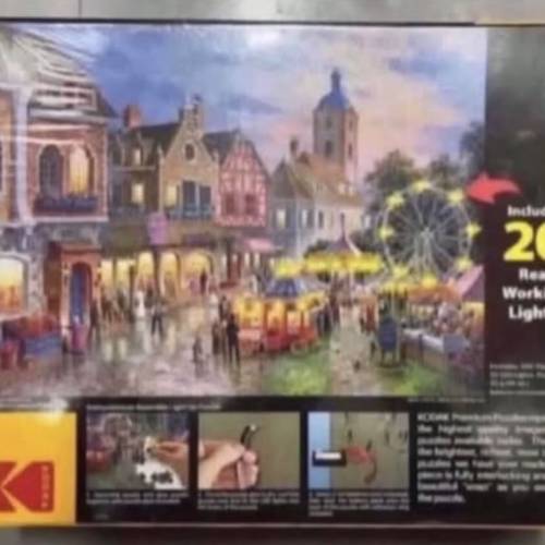 Kodak premium puzzle jigsaw  砌圖/拼圖 500light 有燈＇