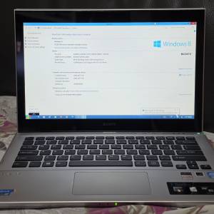 Sony VAIO 13寸 屏幕觸控手提電腦 touch screen laptop PC