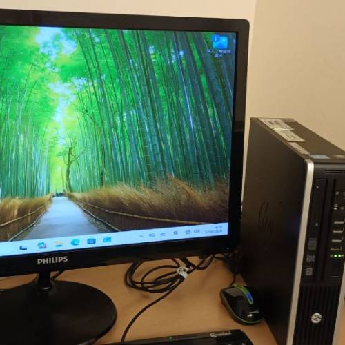 slim type 纖細型HP桌上電腦組合