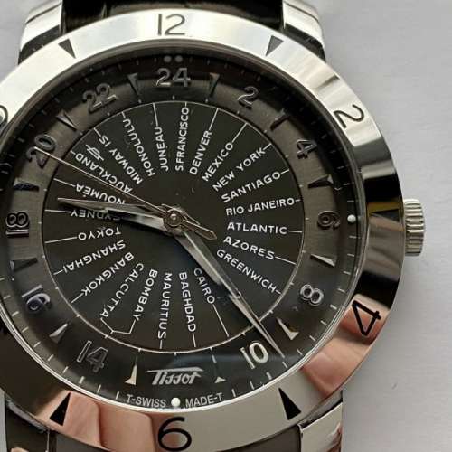 9成9新瑞士Tissot Heritage Navigator 160th Anniversary GMT watch