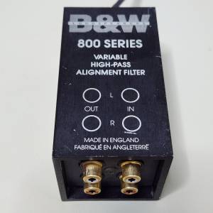 B&W 音頻濾波器 Matrix 800 Series Variable High-Pass Alignment Filter