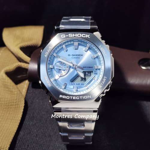 Montres Company 香港註冊公司(33年老店) 卡西歐 CASIO G-SHOCK 不鏽鋼 不鏽鋼錶帶...