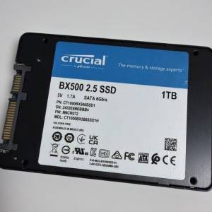 Crucial BX500 2.5" SATA 1TB SSD