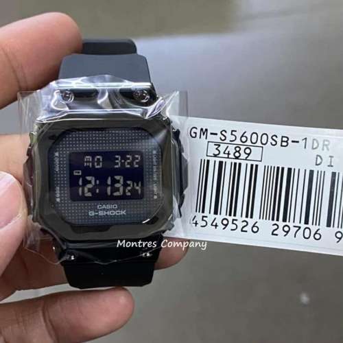 Montres Company 香港註冊公司(33年老店) 卡西歐 CASIO Mini G-Shock GM-S5600SB-1 ...